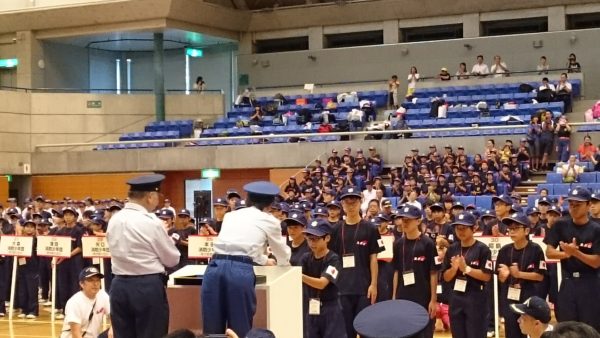 優勝した浦安少年消防団