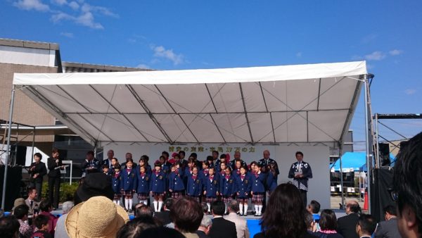 開会式として、いるか合唱団による浦安市民の歌　