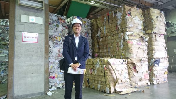 クリーンセンター視察の際の一コマ